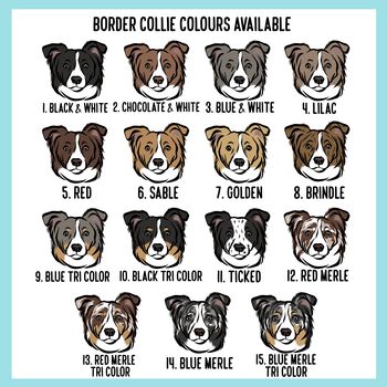 Border Collie Mouse Mat, 4 of 5