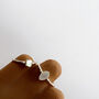 Delicate Square Mother Of Pearl Ring, thumbnail 8 of 9
