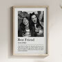 Personalised Best Friend Gift, Custom Photo Print, thumbnail 2 of 6