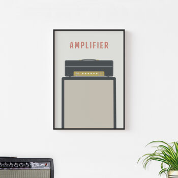 Guitar Amplifier Print | Marshall Amp Music Poster, 6 of 7
