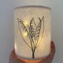 Lily Of The Valley Embroidered Lantern, thumbnail 1 of 3