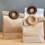 Doughnut Wooden Crafted Coffee Bag Clip, thumbnail 1 of 4