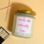 Smells Like Maternity Candle For Colleague Pregnancy Gifts, thumbnail 2 of 4