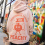 Everything Is Peachy Unisex Graphic Hoodie In Peach, thumbnail 4 of 7