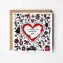 Surprise Scratch Reveal Christmas Card With Red Heart, thumbnail 3 of 3