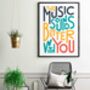 The Music Sounds Better With You Print, thumbnail 6 of 9
