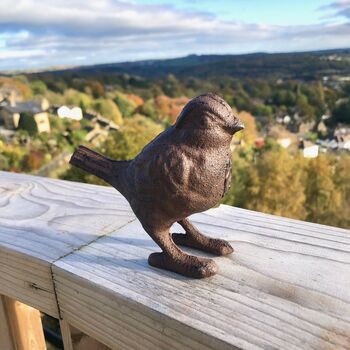 Garden Cast Iron Bird Decoration, 4 of 6