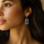 Matching Earrings And Necklace Set | Black And White, thumbnail 6 of 10