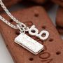 Biscuit Necklace, Sterling Silver Or Gold Plated, thumbnail 7 of 11