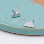 Sterling Silver Little Cloud Stud Earrings, thumbnail 6 of 12