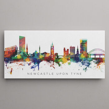 Newcastle Cityscape Skyline Print, 6 of 12