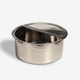 Silver Copper Spa Bowl With Footrest – Hammered Finish, 350 Mm Diameter, thumbnail 4 of 4