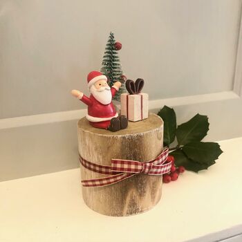Christmas Santa And Tree Decoration, 2 of 4