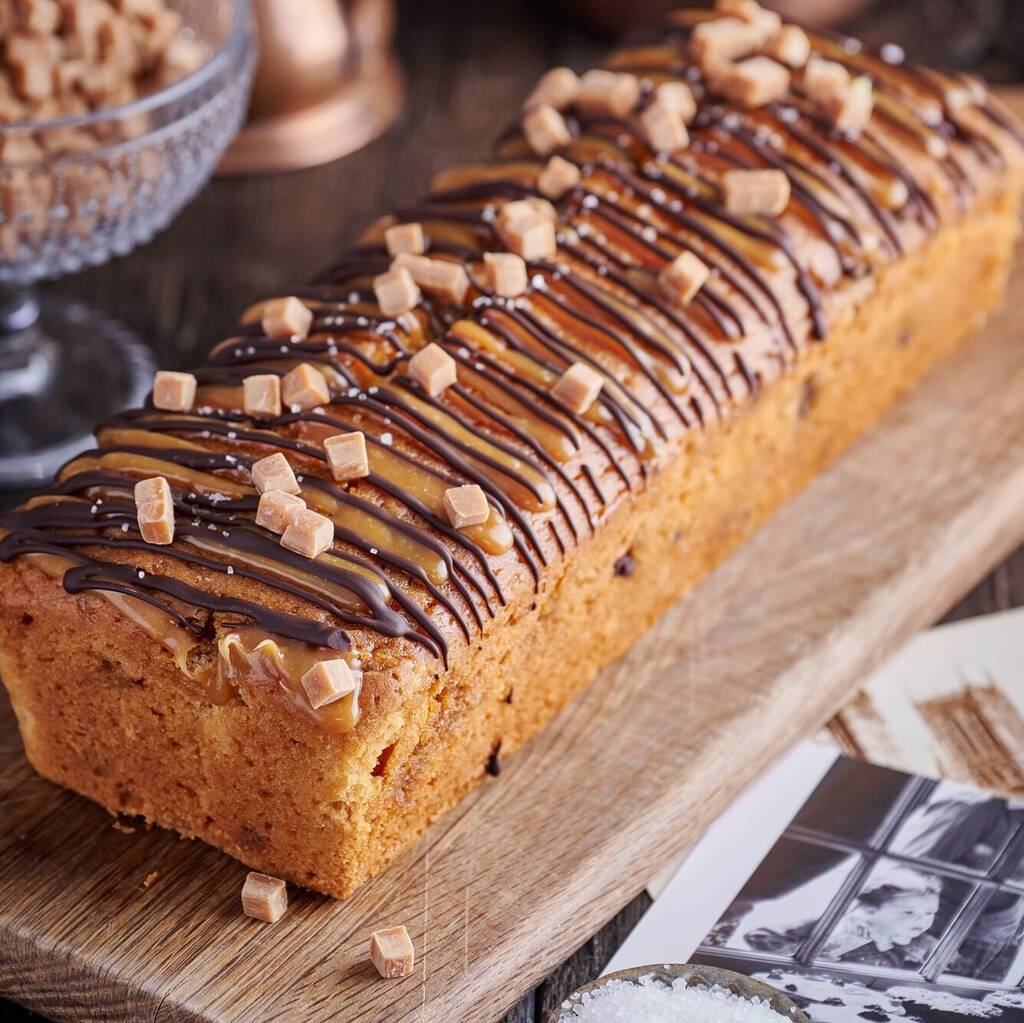 Salted Caramel And Milk Chocolate Loaf Cake By The Original Cake