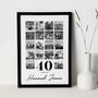 Personalised 40th Birthday Gift, Custom Photo Collage, thumbnail 3 of 6
