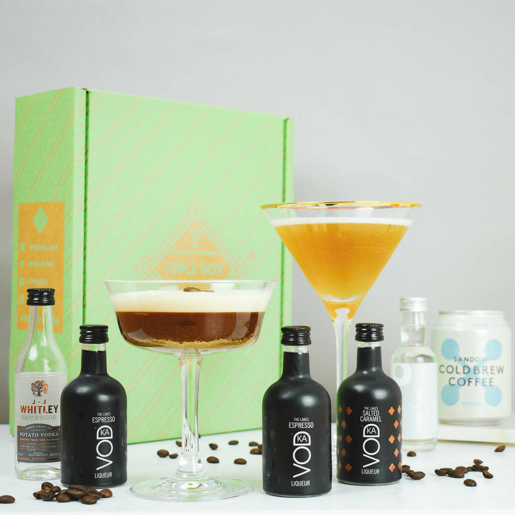 Espresso Martini Coffee Cocktails Gift Set By Tipple Box