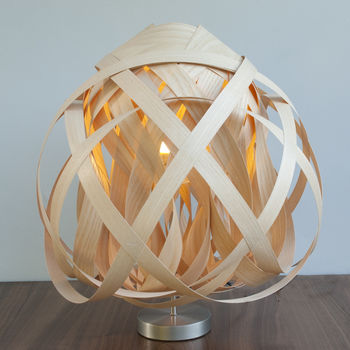 Bell Knot Wooden Lampshade, 6 of 8
