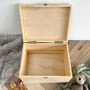 Personalised Jungle Animals New Baby Keepsake Box, thumbnail 5 of 8