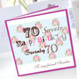 Personalised 70th Birthday Card, thumbnail 1 of 2