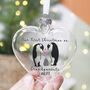 Penguin First Christmas As Grandparents Bauble, thumbnail 6 of 12
