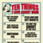 Personalised Ten Things I Love About Mum Gift Print, thumbnail 2 of 6