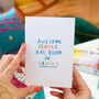 'Awesome People Are Born In April' Birthday Card, thumbnail 1 of 3