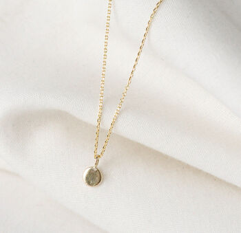 9ct Solid Gold Dot Necklace, 3 of 6