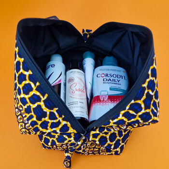 African Print Toiletry Wash Bag | Rere Print, 3 of 6