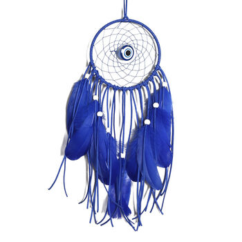 Blue Turkish Eye Charm Dream Catcher Bedroom Decor, 6 of 6