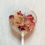 10 Edible Rose Petal Lollipops, thumbnail 4 of 8