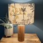 Hedgerow Charcoal And Ochre Botanical Drum Lampshades, thumbnail 4 of 10