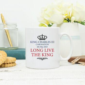 Traditional Long Live The King Coronation Mug, 2 of 4