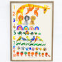 Rainbow Counting Nursery Print, thumbnail 1 of 11