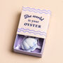 Tiny Matchbox Ceramic Pearl Oyster Token, thumbnail 1 of 4