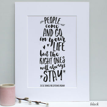 Personalised Best Friends Right Ones Print, 3 of 7