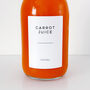 Clear Glass Bottle With Screw Lid And Personalised Waterproof Label, thumbnail 4 of 9