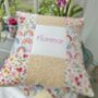 Rainbows And Buttercups Name Cushion, thumbnail 4 of 7