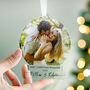 First Christmas Engaged Photo Acrylic Ornament 2025, thumbnail 7 of 9