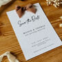 Personalised Wedding Save The Dates Ribbon, thumbnail 2 of 4
