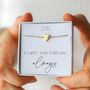 Minimalist Dainty Miscarriage Keepsake For Her, I Carry You With Me Always Bracelet, thumbnail 1 of 8