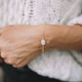 Pollara Gemstone And Gold Plated Beaded Bracelet, thumbnail 6 of 9