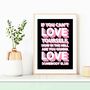 Love Yourself Print, thumbnail 6 of 8