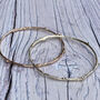 Solid Gold Stackable Rose Twig Bangle, thumbnail 3 of 12