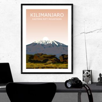 Kilimanjaro Highest Peak In Africa Art Print, 3 of 3