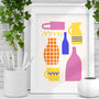 Vibrant Ceramic Collection Modern Graphic Art Print, thumbnail 1 of 4