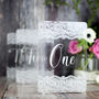 Lace Wedding Table Number, thumbnail 1 of 6