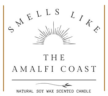 Smells Like The Amalfi Coast Italy Holiday Inspired Scented Candle, 7 of 10