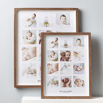 Personalised Baby Framed Photo Print, 2 of 3