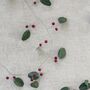 Holly Berry Vintage Christmas Garland, thumbnail 1 of 2
