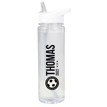 Personalised Football Player Water Bottle, 5 of 5